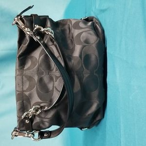 Signature shoulder bag with handles & strap